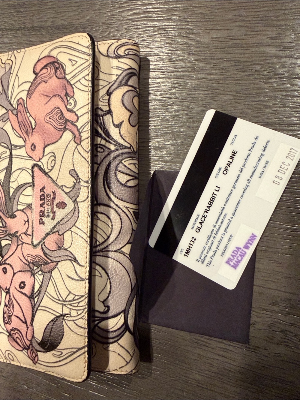 Prada EUC Limited Edition rabbit print by James Jean - Picture 2 of 8
